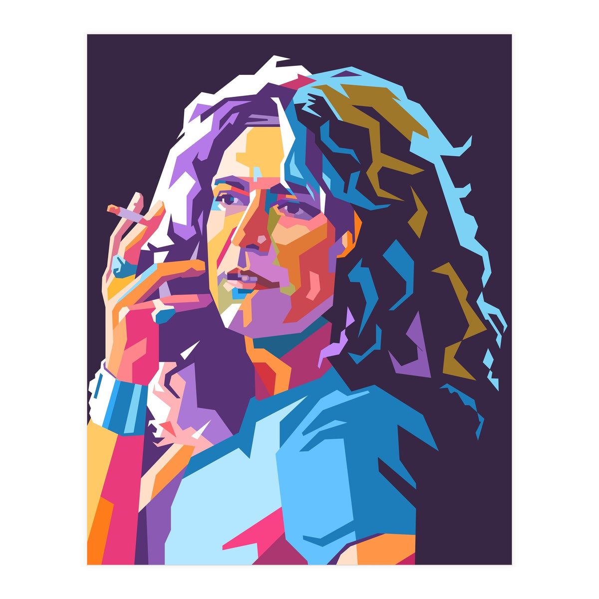 Robert Plant wpap art (Print Only)