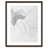 Abstract Black And White Flowing Lines And Shapes thumbnail