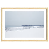 Pier in the winter seascape thumbnail