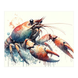 Colorful Lobster Watercolor (Print Only) thumbnail