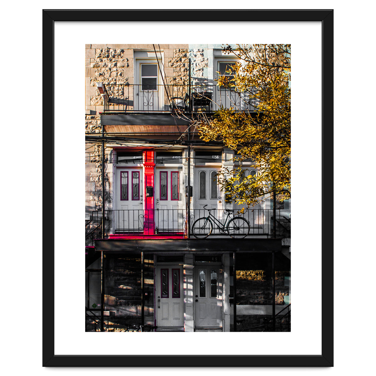 Montreal Bicycle Balcony No 1 Color Version