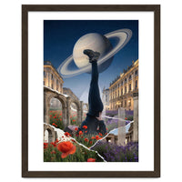 Cosmic Balance: Surreal Yoga in Ancient Dreamscapes