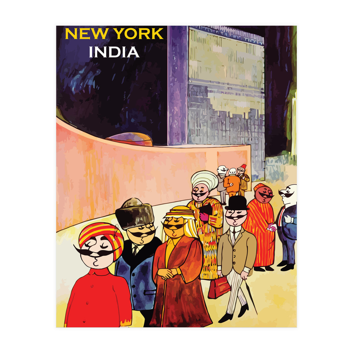 New York - India (Print Only)