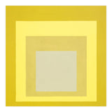 JOSEF ALBERS - HOMAGE TO THE SQUARE YELLOW WHITE (Print Only) thumbnail