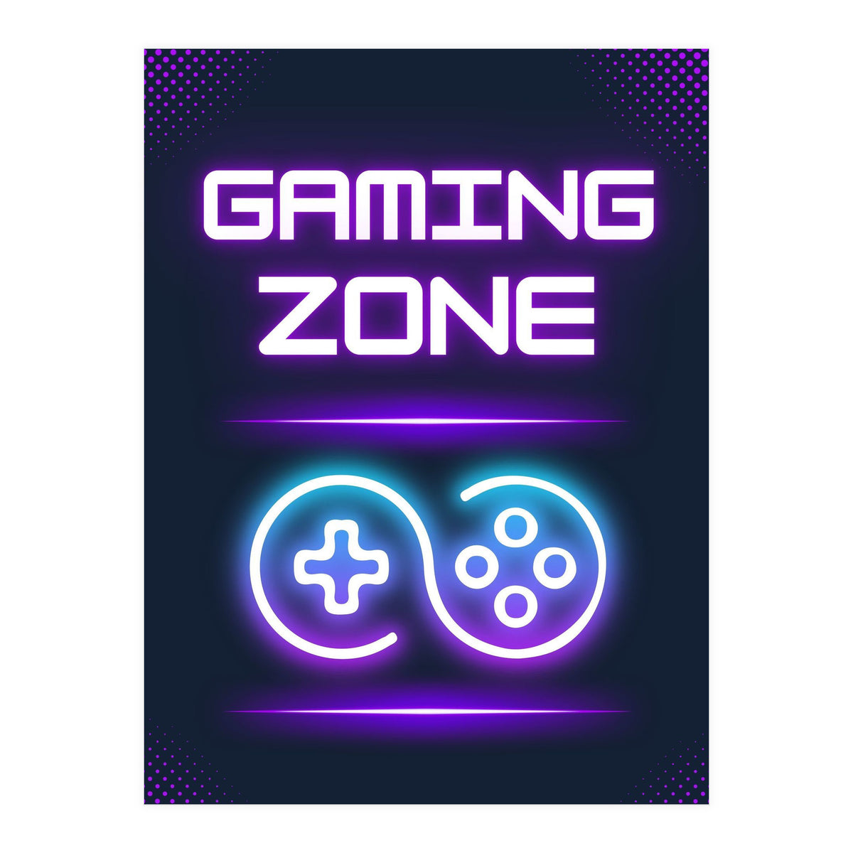 Gaming  Gamer Zone Funny (Print Only)
