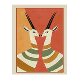 Two Gazelles In Stillness (Print Only) thumbnail