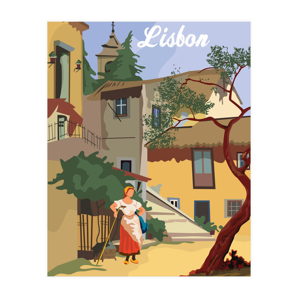 Lisbon, Neighborhood (Print Only)