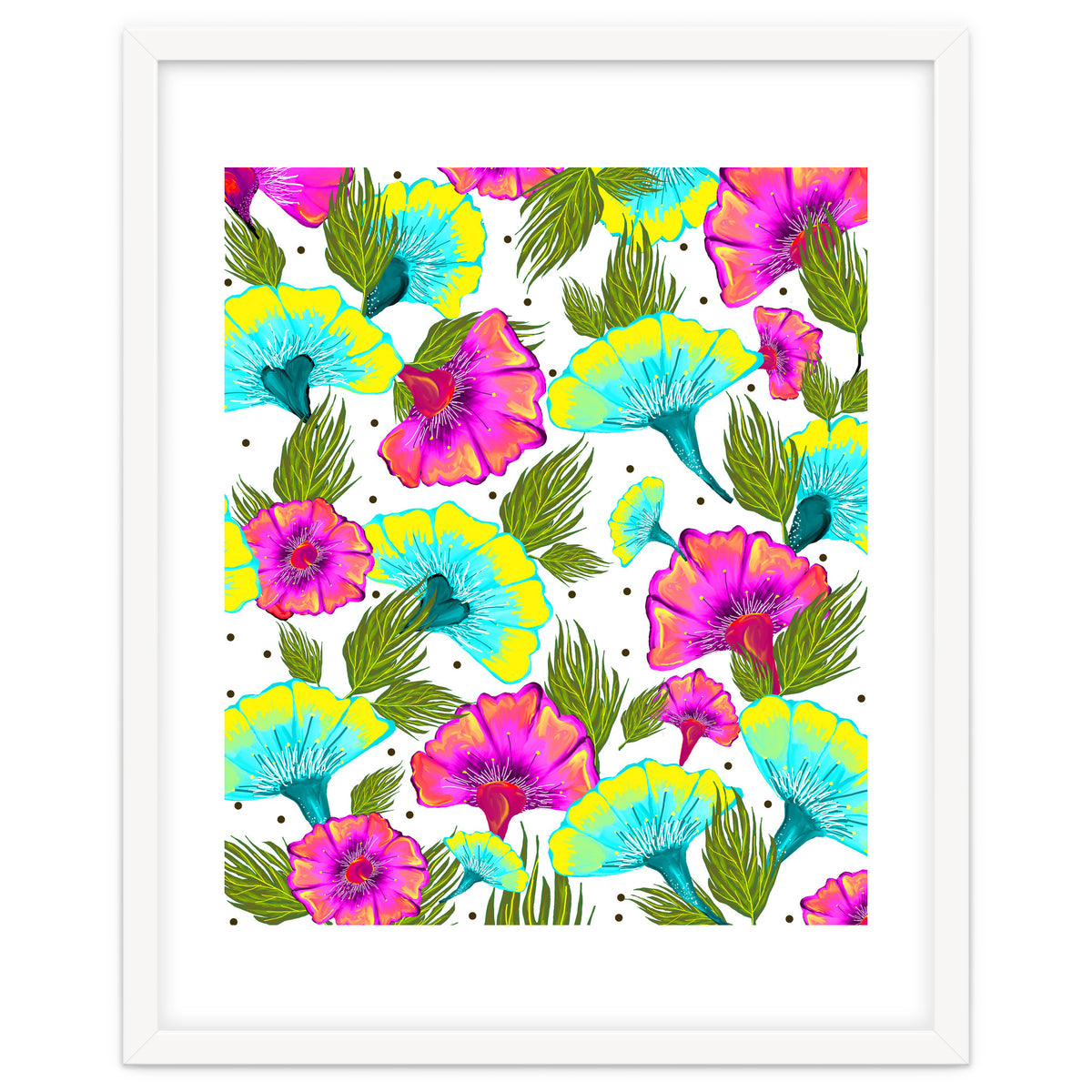 Ecstatic Floral #society6 #decor #buyart