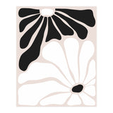 Floral Yin Yang, Scandinavian Nature Flowers Botanical Concept, Plants Blossom Positivity Neutral Minimalism (Print Only) thumbnail