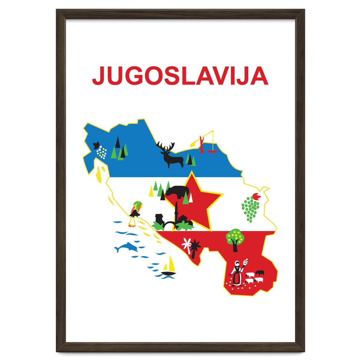 Yugoslavia Map