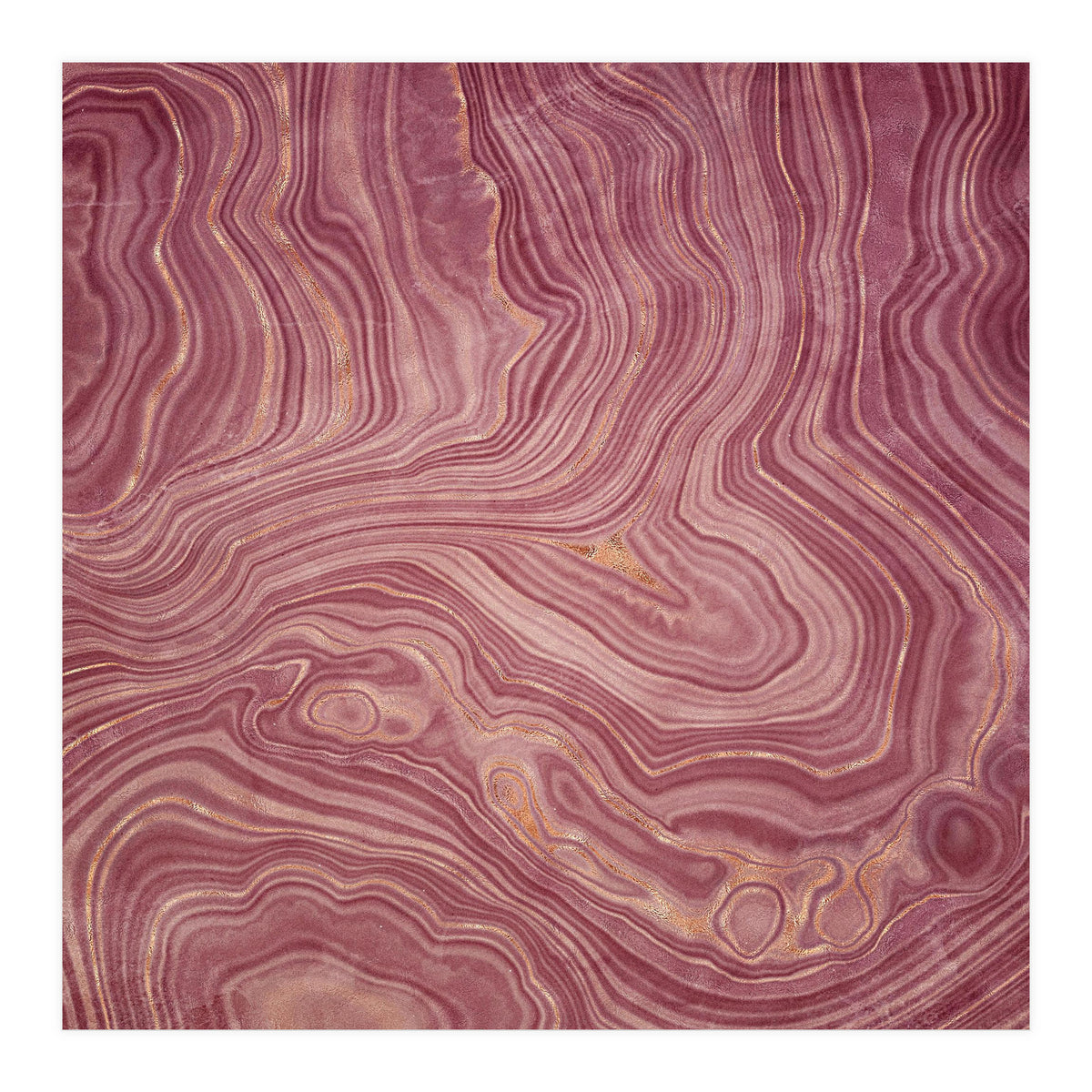 Pink Agate Texture 02  (Print Only)
