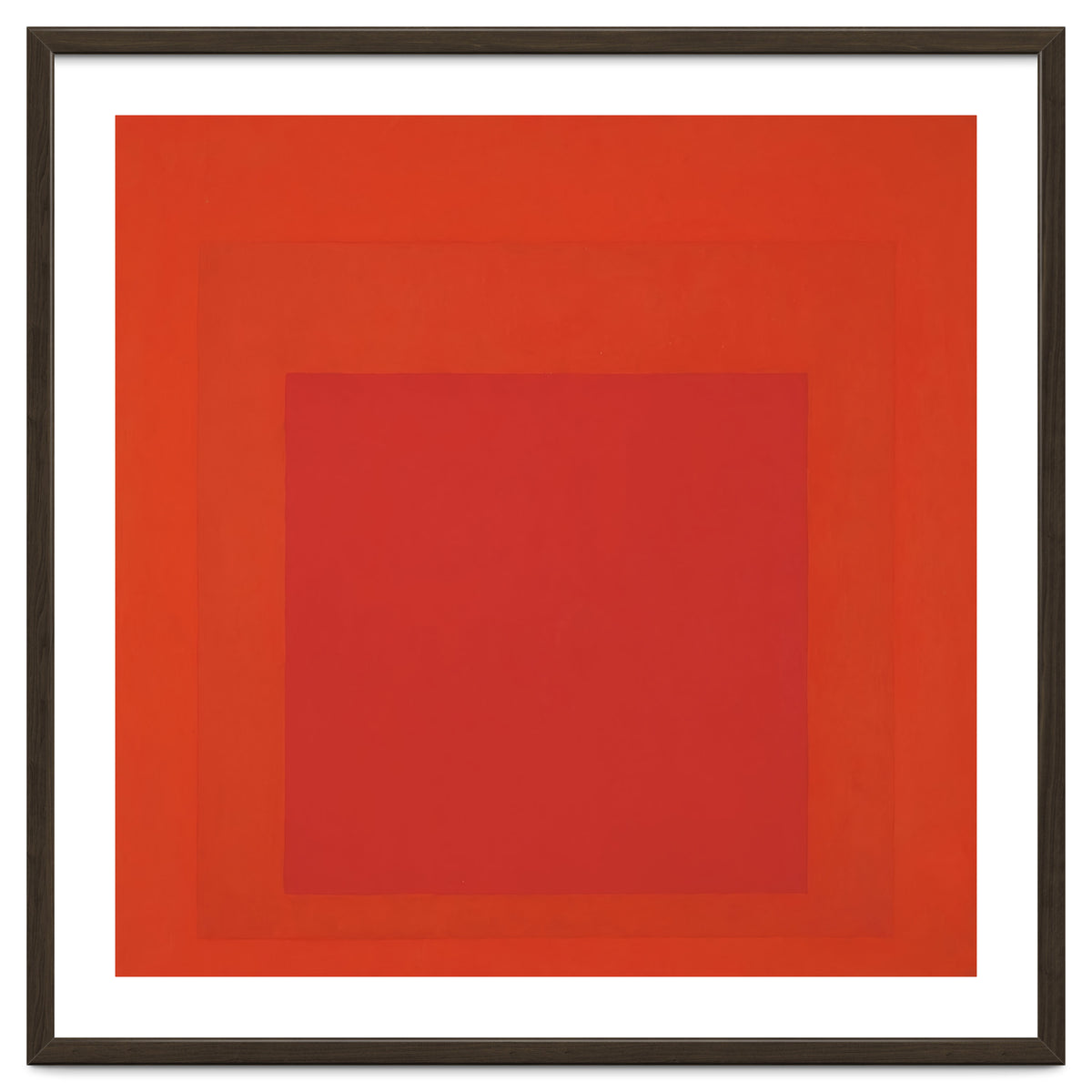 JOSEF ALBERS - HOMAGE TO THE SQUARE RED
