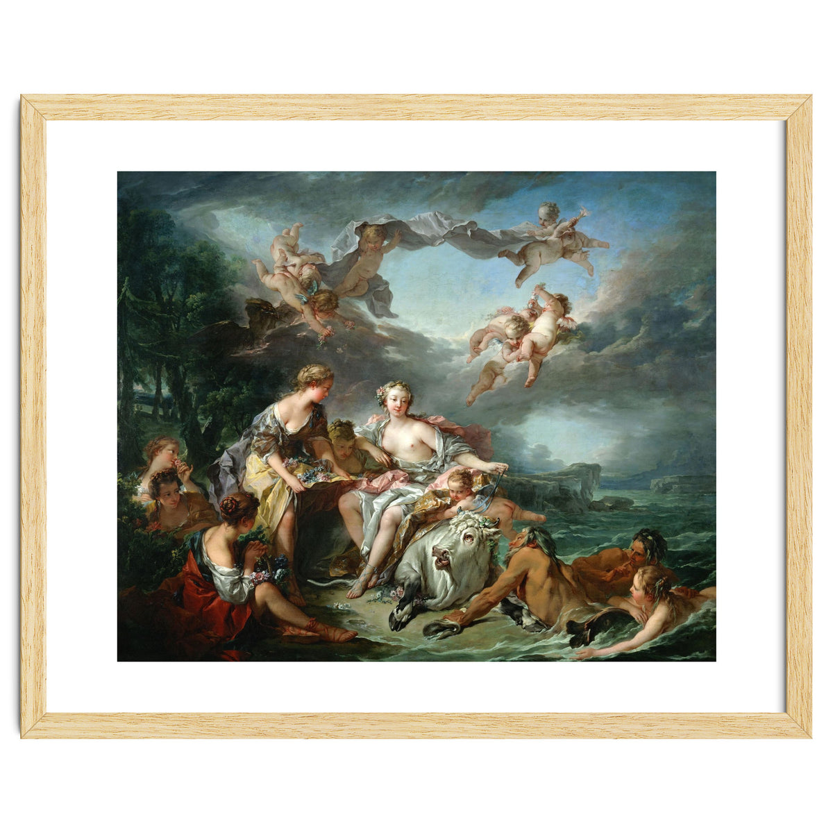 The rape of Europa, 1747. FRANCOIS BOUCHER.