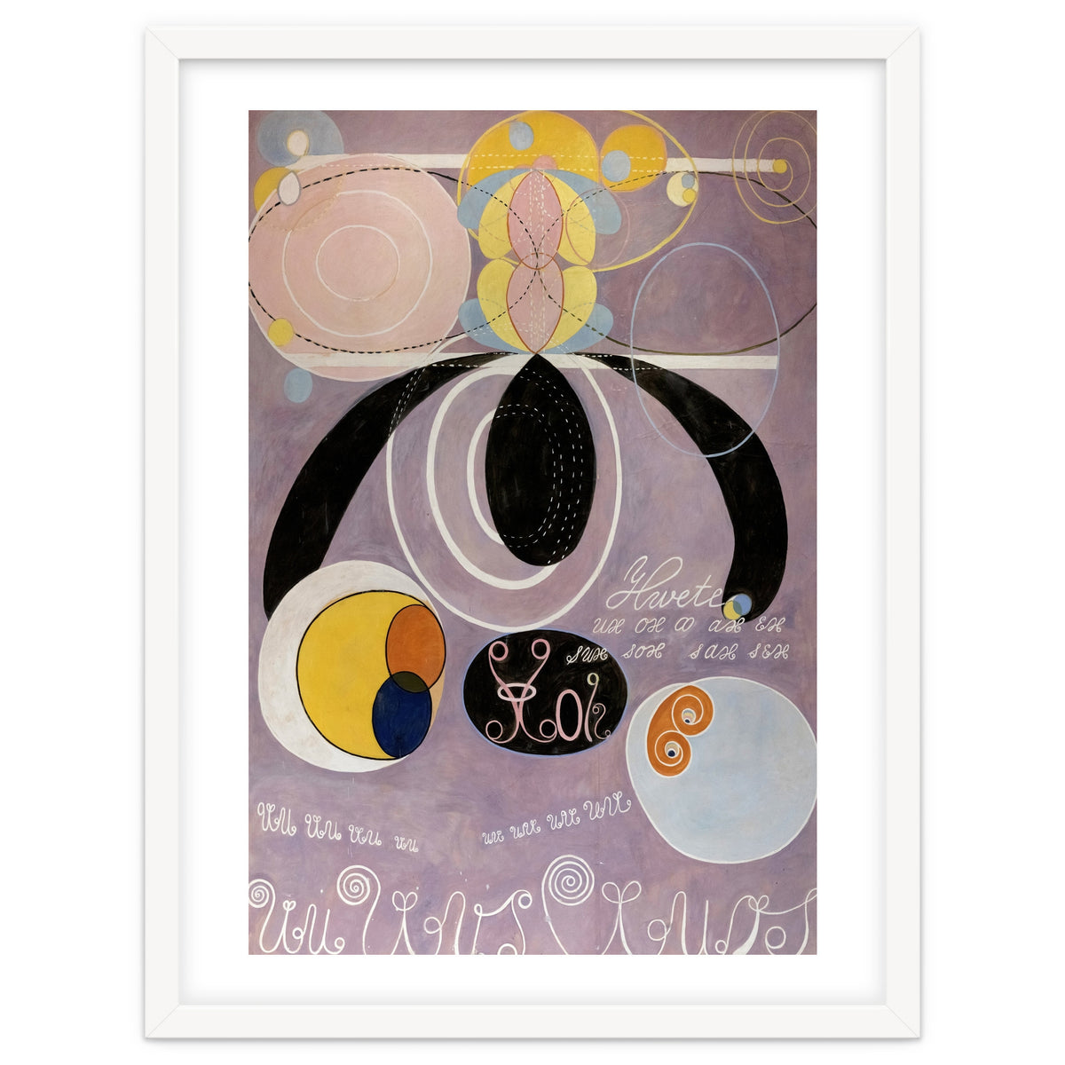Hilma af Klint The - Ten Largest No 6 Adulthood Abstract Spiritual Art