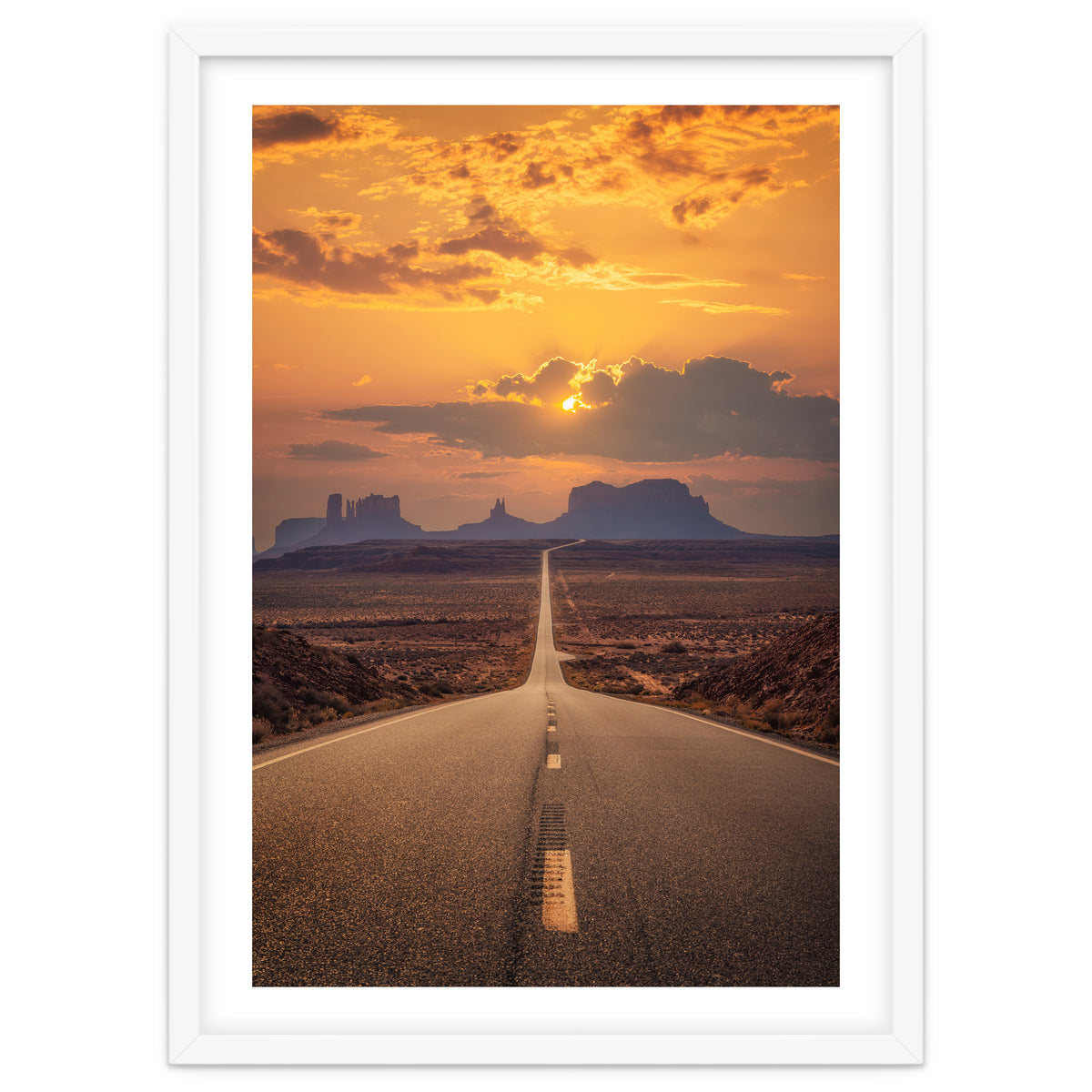 Famous Forrest Gump Road - Monument Valley