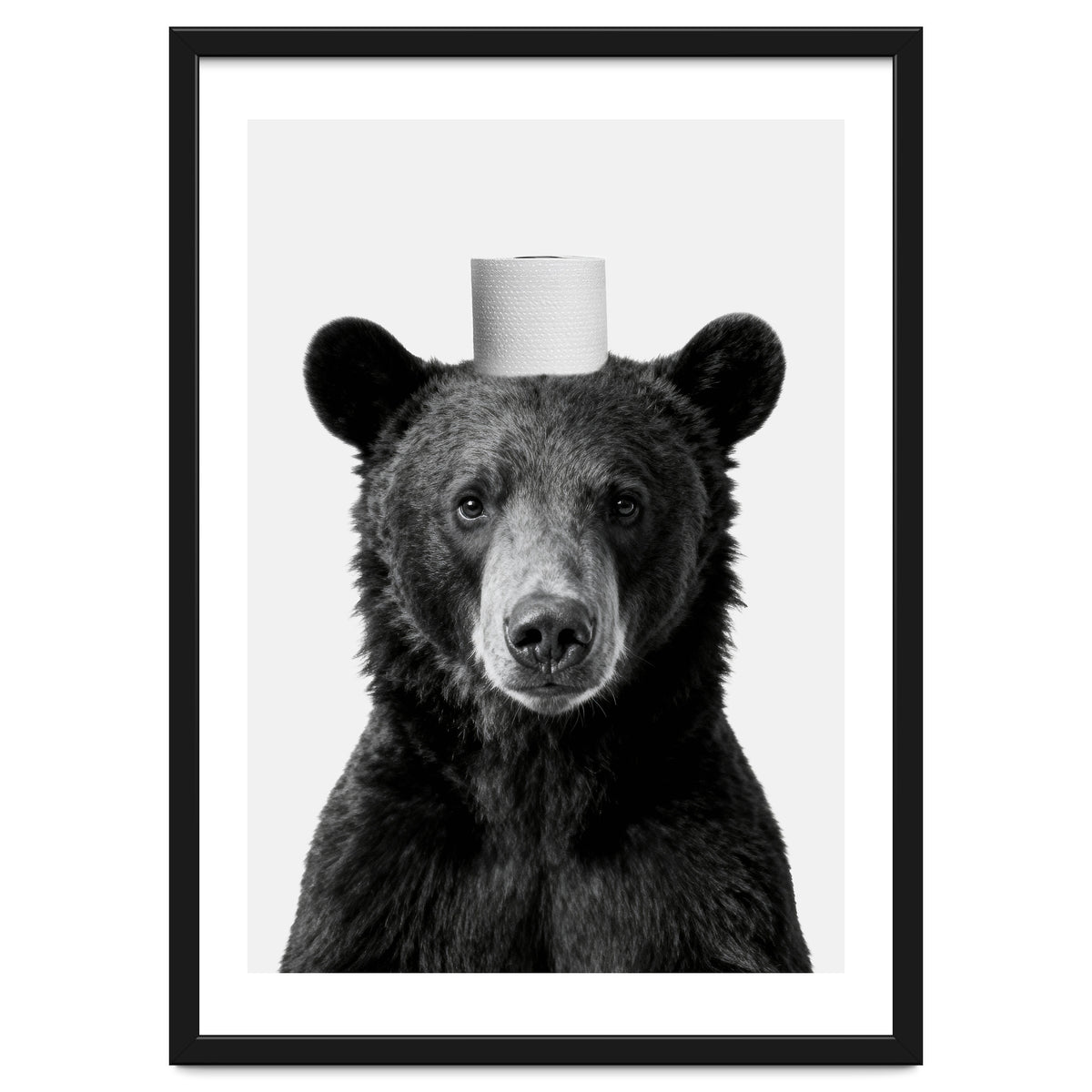 Bear, Toilet Paper Crown, Nursery Animal Art for Children