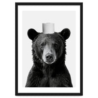 Bear, Toilet Paper Crown, Nursery Animal Art for Children