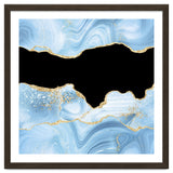 Blue & Gold Glitter Agate Texture 03 thumbnail