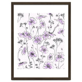 Wild Roses Floral Pattern - Purple thumbnail