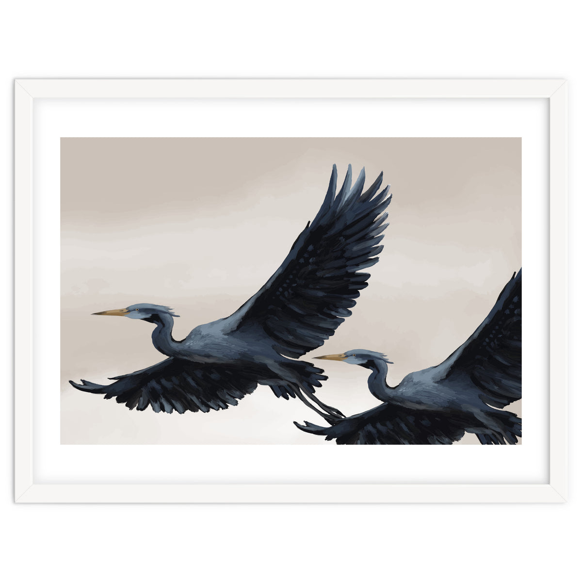 Migrating Herons