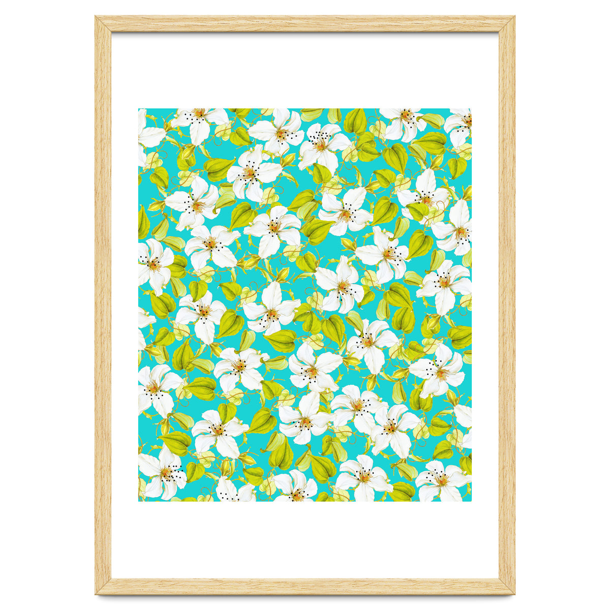 White Floral #society6 #decor #pattern