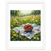 Summer Strawberries in the Meadow