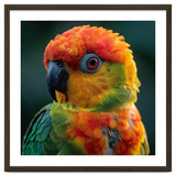 Sun Conure Parrot Close Up Eye thumbnail