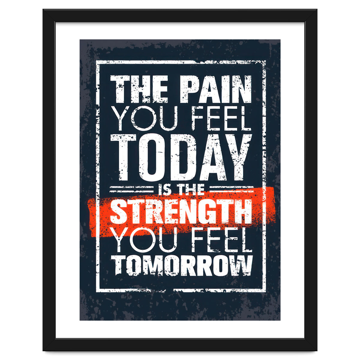 The pain you feeld today