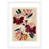 Blush And Wine Blossoms I