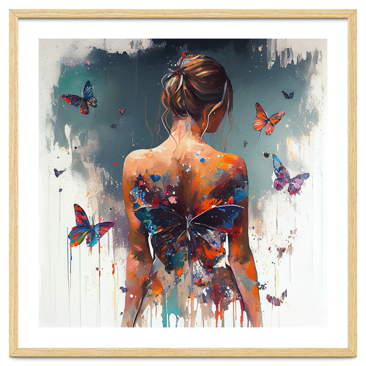 Powerful Butterfly Woman Body #4