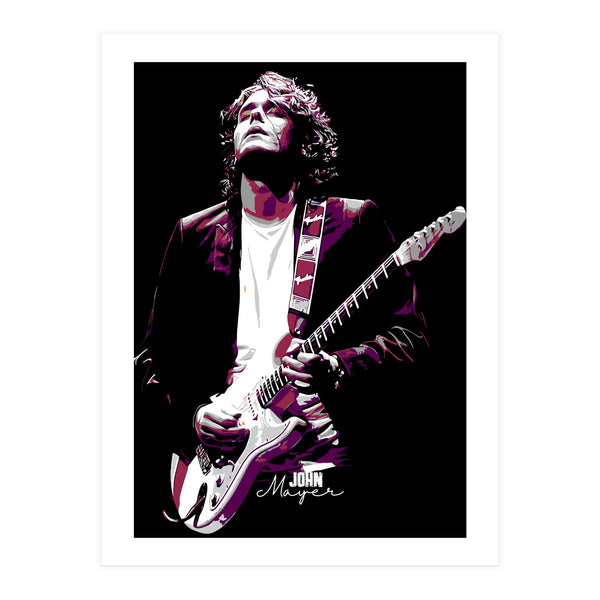 John Mayer American Guitarist Legend (Print Only)
