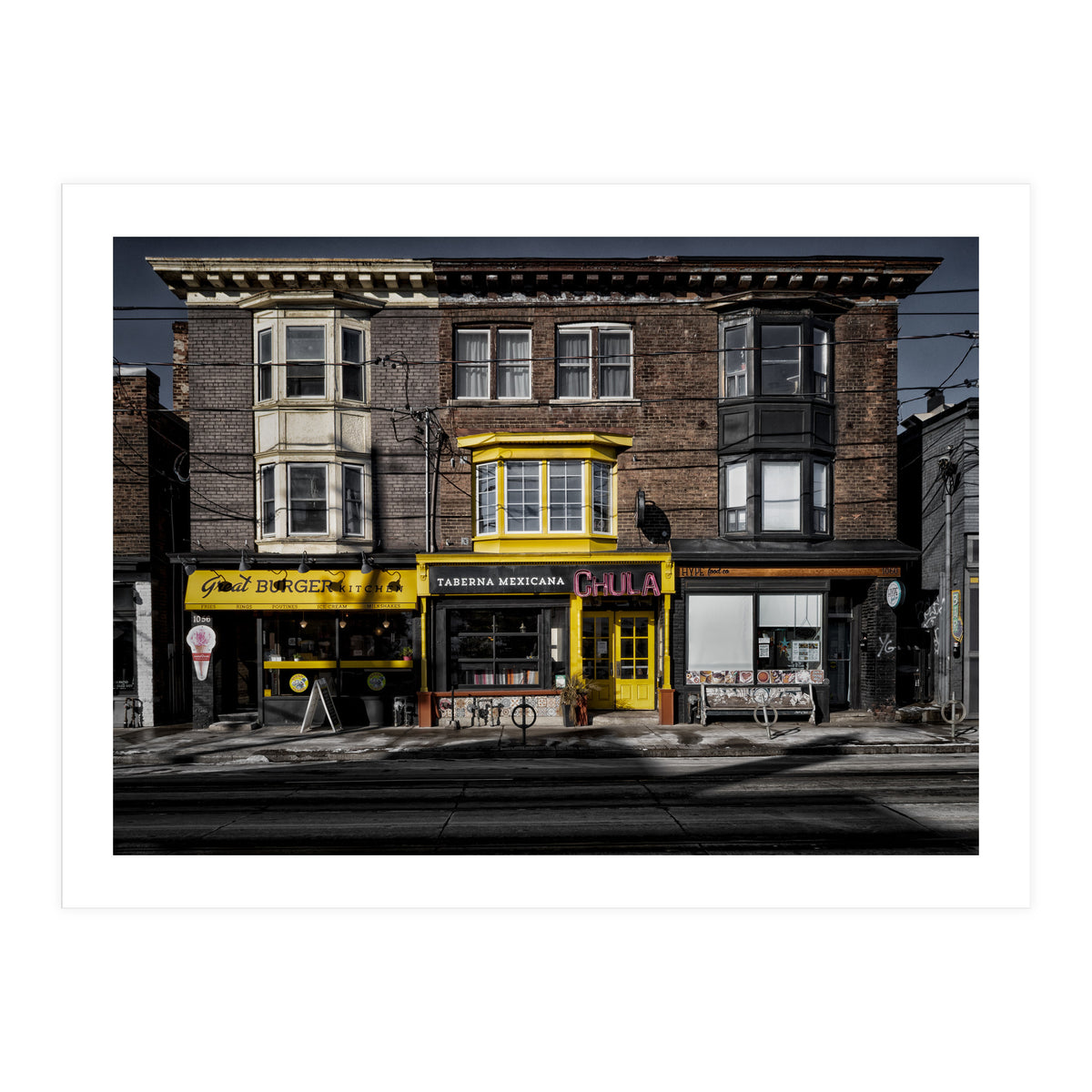 Nos 1056 - 1060 Gerrard St E 1 Color Version (Print Only)