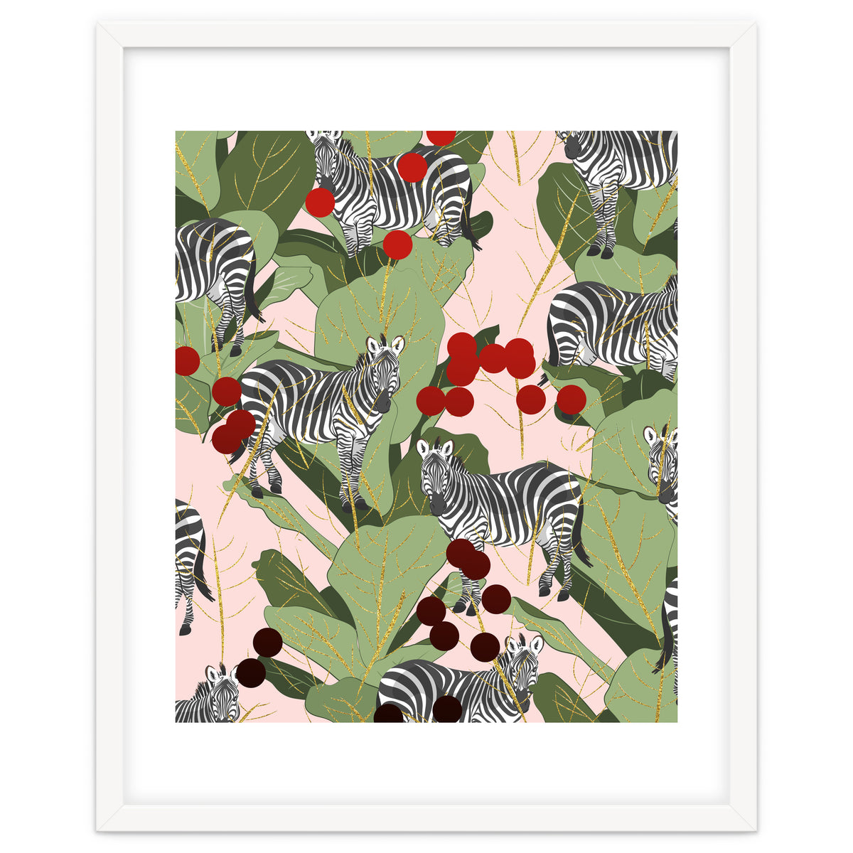 Zebra Harem #society6 #decor #buyart