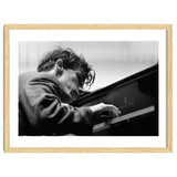 Pianist Glenn Gould with the Berlin  Philharmonic Orchestra under Herbert von Karajan. Berlin,1957. thumbnail