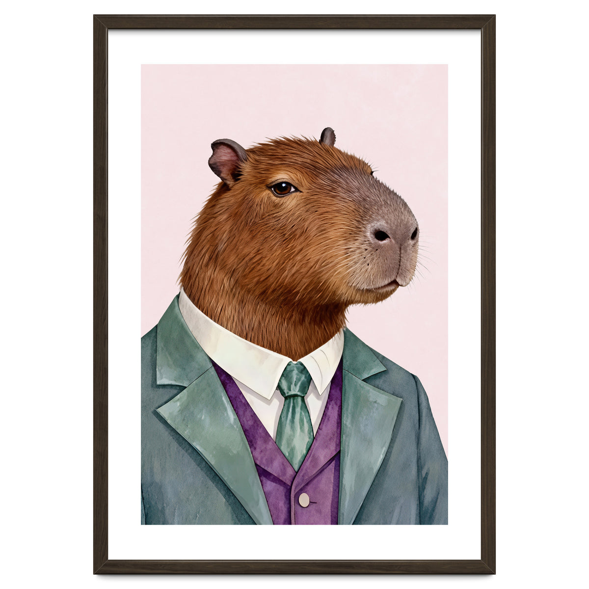 Capybara Fashion Portrait