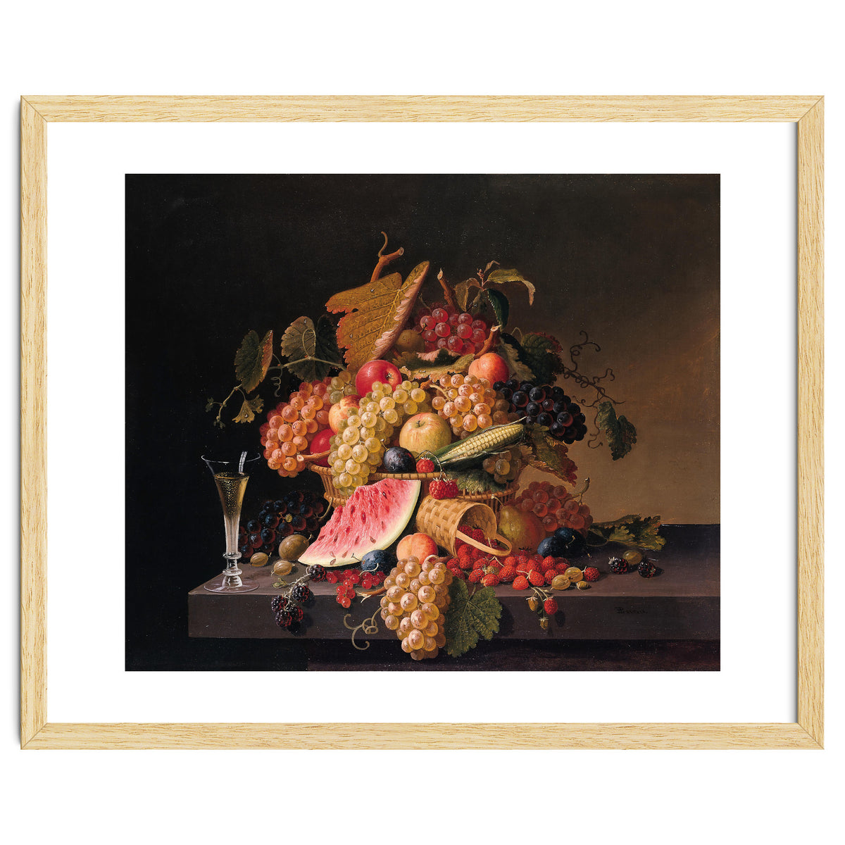 Paul Lacroix (Activo en Nueva York, entre 1855 y 1869-). The Abundance of Summer (s.f). Oil on ca...