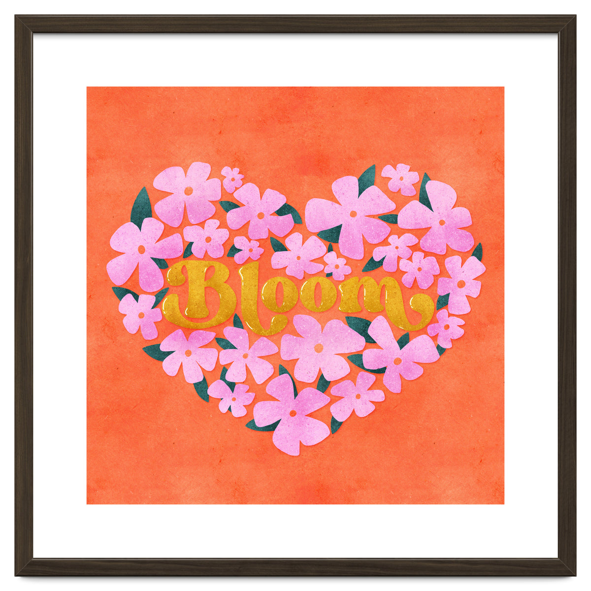 Bloom Floral Heart