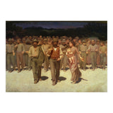 Giuseppe Pellizza da Volpedo / 'The Fourth State', 1901, Oil on canvas, 293 × 545 cm. (Print Only) thumbnail