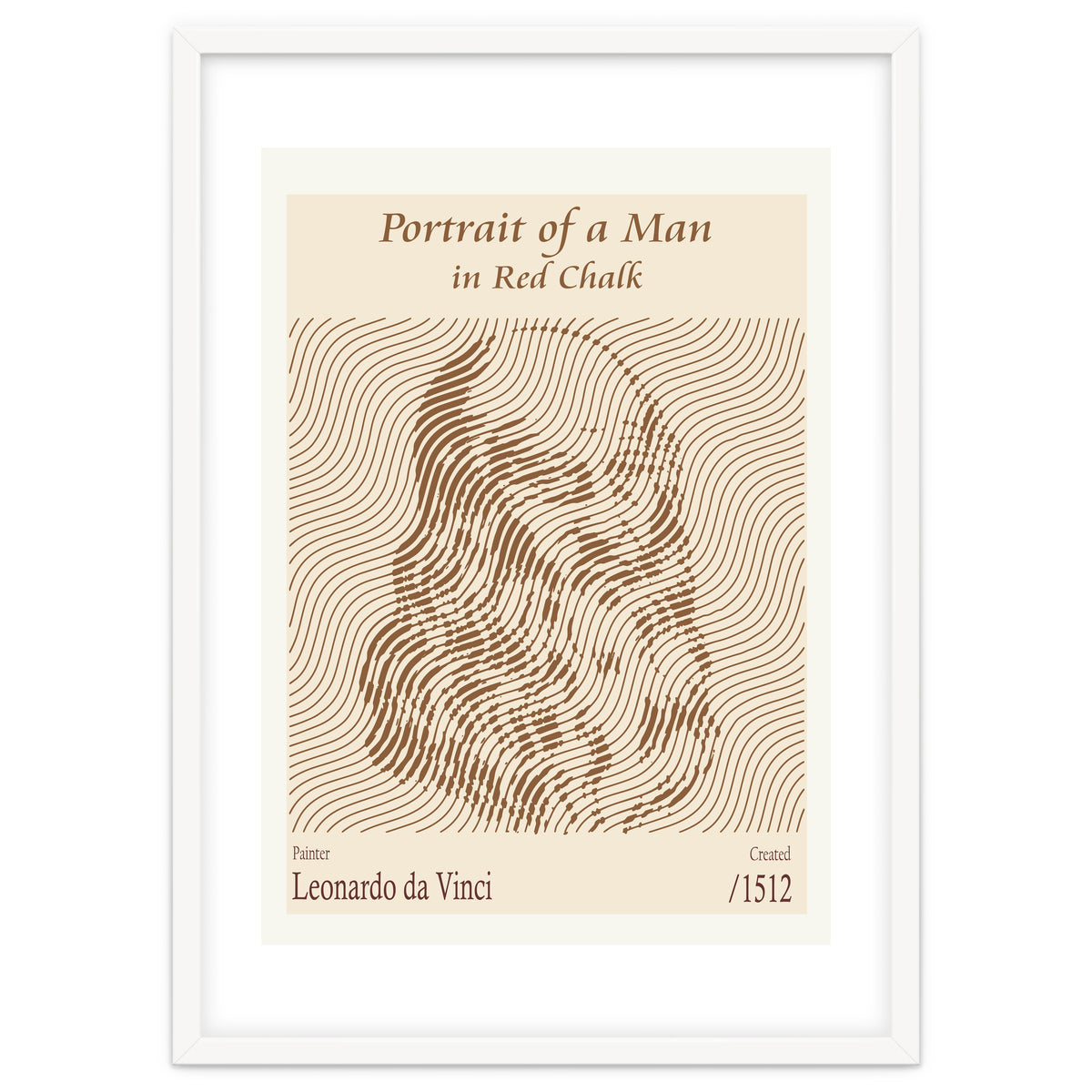 Portrait Of A Man In Red Chalk (self Portrait) – Leonardo Da Vinci (1512)