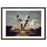 'The Avenue at Middelharnis', 1689, Oil on canvas, 103 x 141 cm. thumbnail