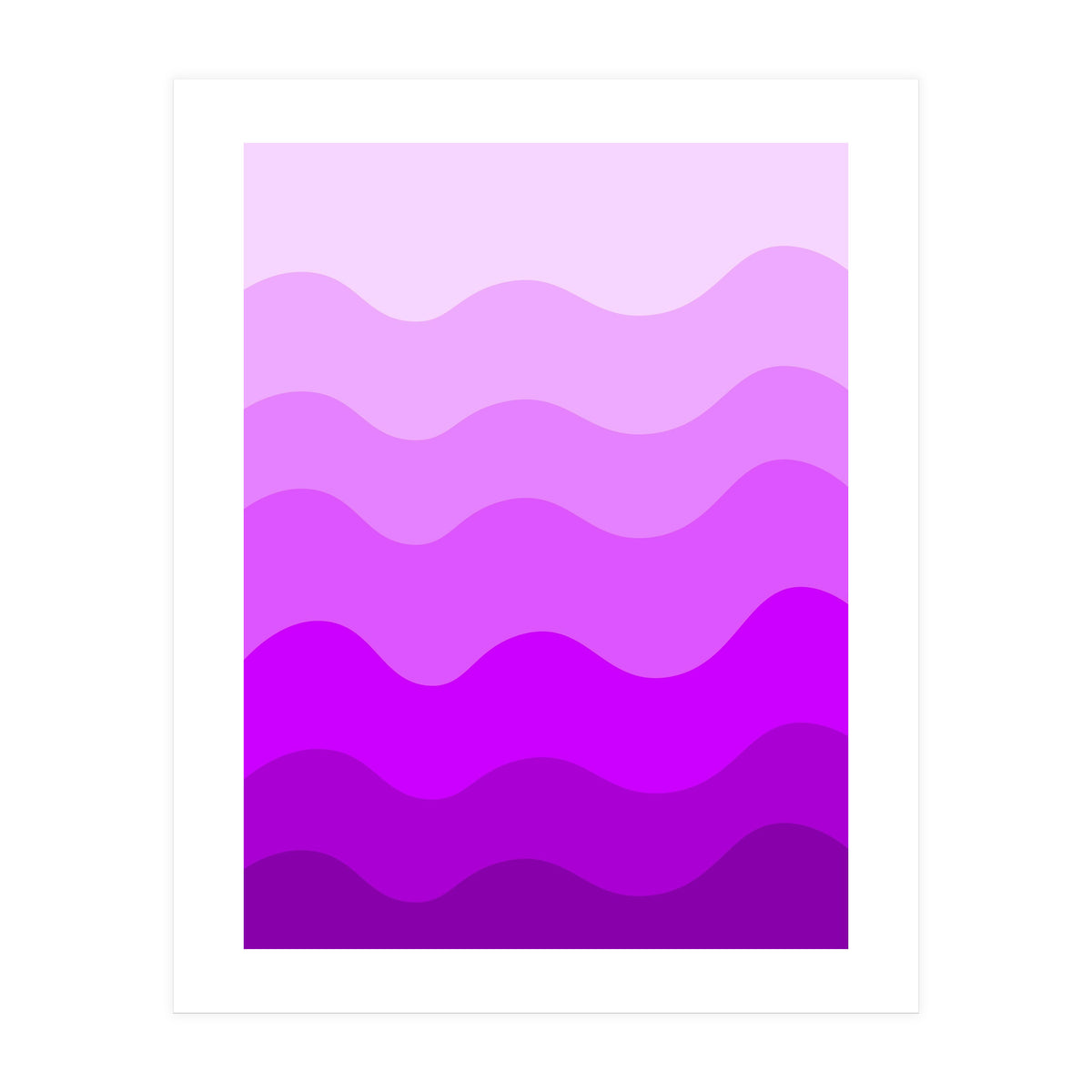 Purple gradient design (Print Only)