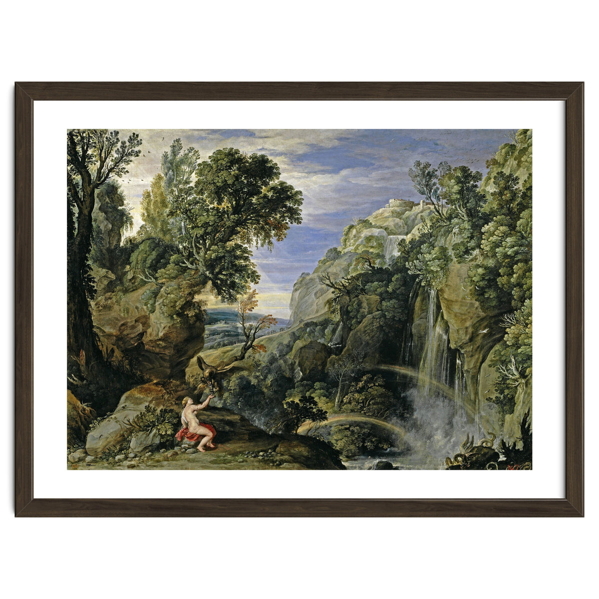 Pedro Pablo Rubens; Paul Bril / 'Landscape with Psyche and Jupiter', 1610; ca. 1630, Flemish Scho...