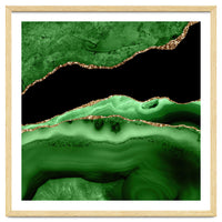 Green & Gold Agate Texture 13