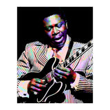 BB King. American Blues Guitarist in Colorful Art (Print Only) thumbnail