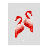 Flamingo Couple V1 (Print Only)