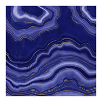 Blue Agate Texture 06 (Print Only)