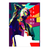 Thom Yorke Singer Musician Pop Art WPAP (Print Only) thumbnail