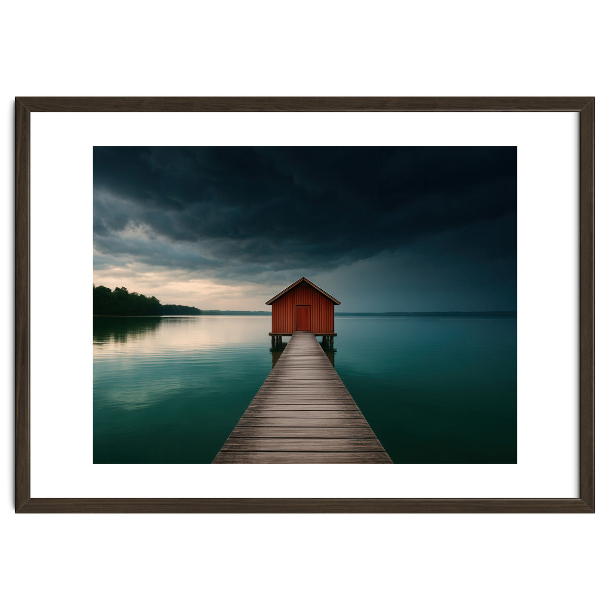 Moody Boathouse Photography Lake House