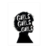 Girls Girls Girl Feminist women Empowerment  (Print Only) thumbnail