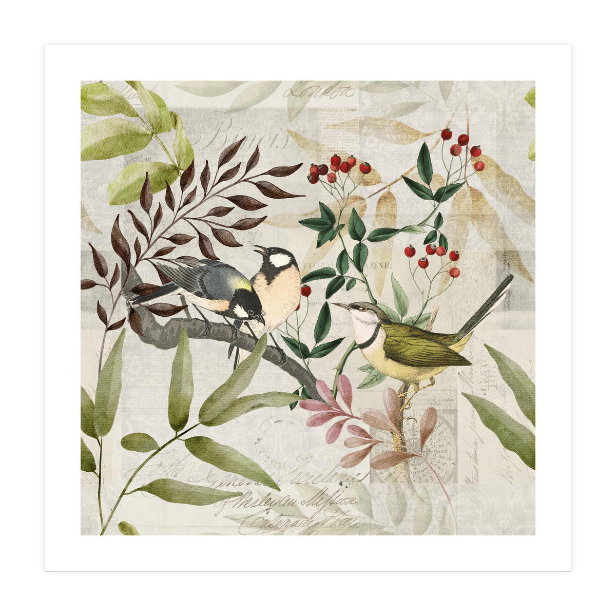 Autmn Birds (Print Only)